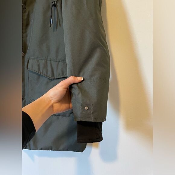 NWOT Norden Mika Oxford Padded Parka Coat Green Women’s - Picture 11 of 16